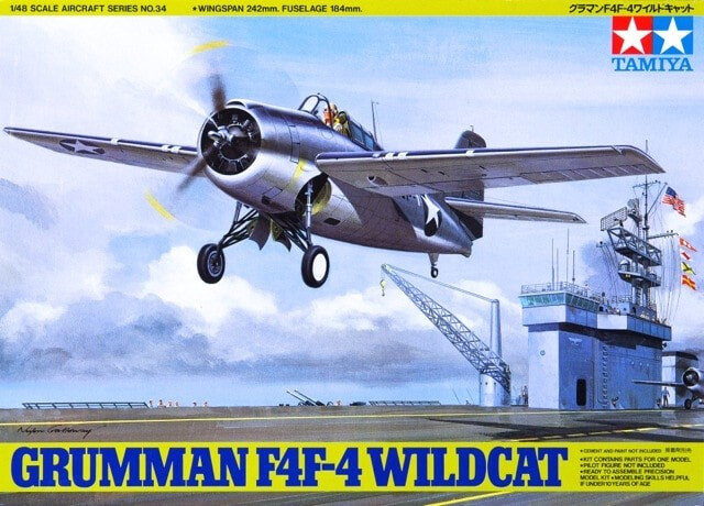 

Пластиковая модель Grumman F4F-4 Wildcat Tamiya