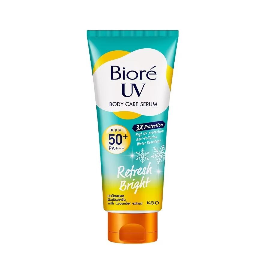 

Biore УФ-сыворотка для ухода за телом Refresh Bright SPF50+ PA+++ 150 мл, Green