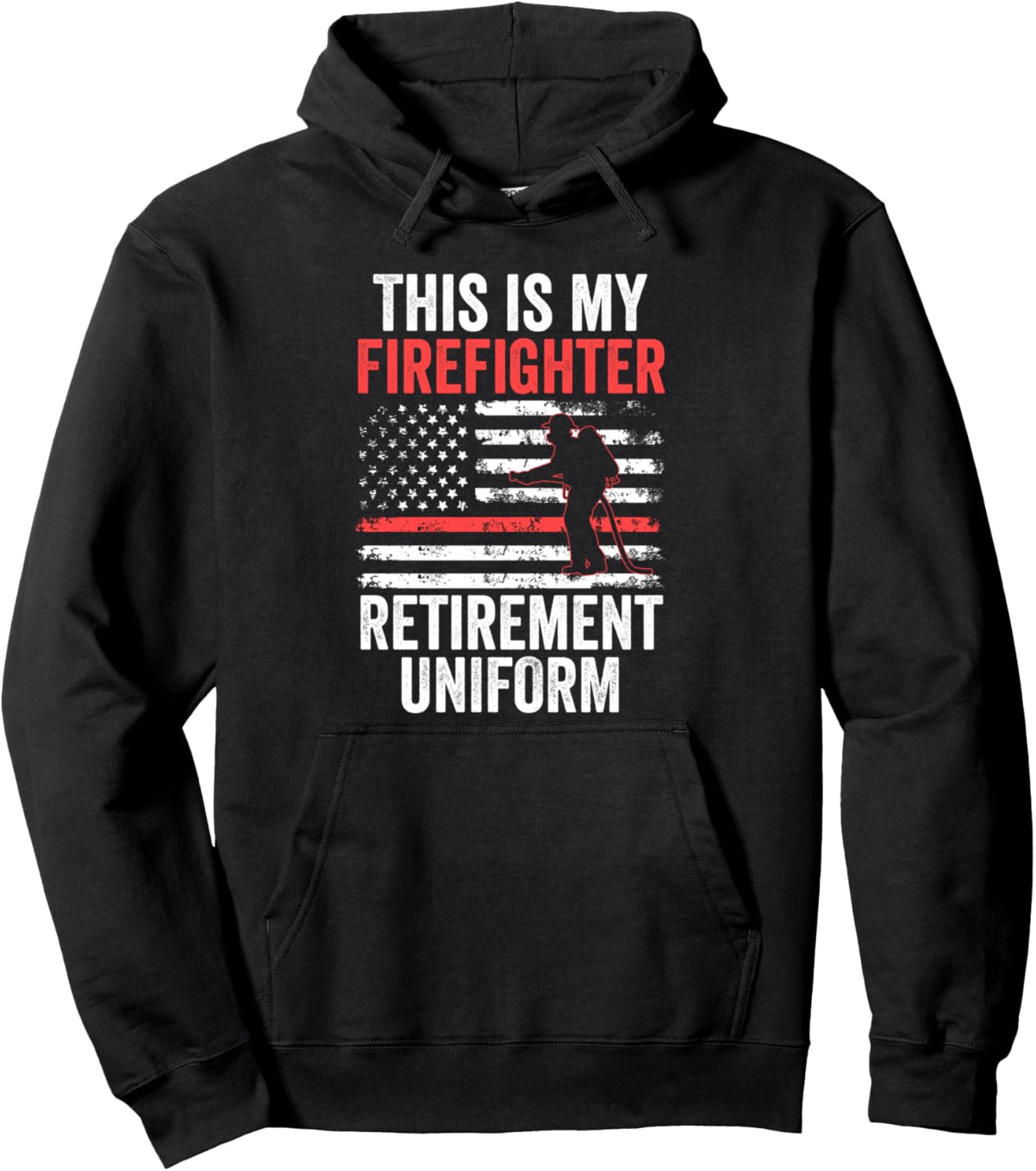 

Это моя толстовка с капюшоном в форме отставного пожарного Fireman Firefighter Officer Gift Idea, черный