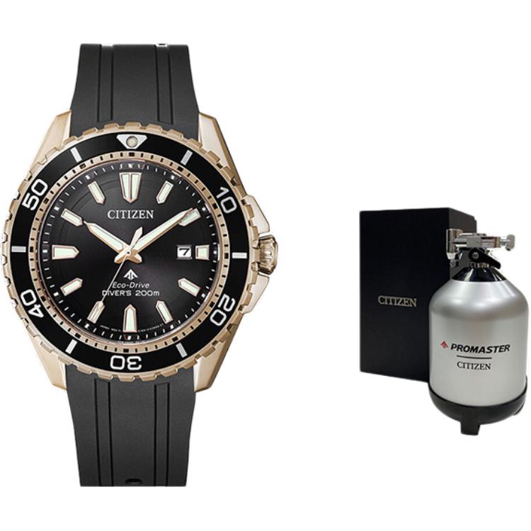 

CITIZEN Promaster Series, кварцевый механизм на солнечной энергии, часы на резиновом ремешке, мужские часы, черный циферблат