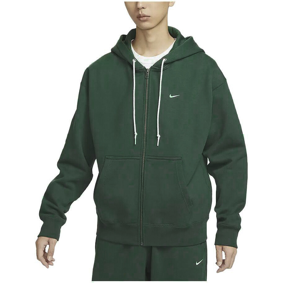 Куртка Solo Swoosh Hoodie зеленая Nike, зеленый — фото 2