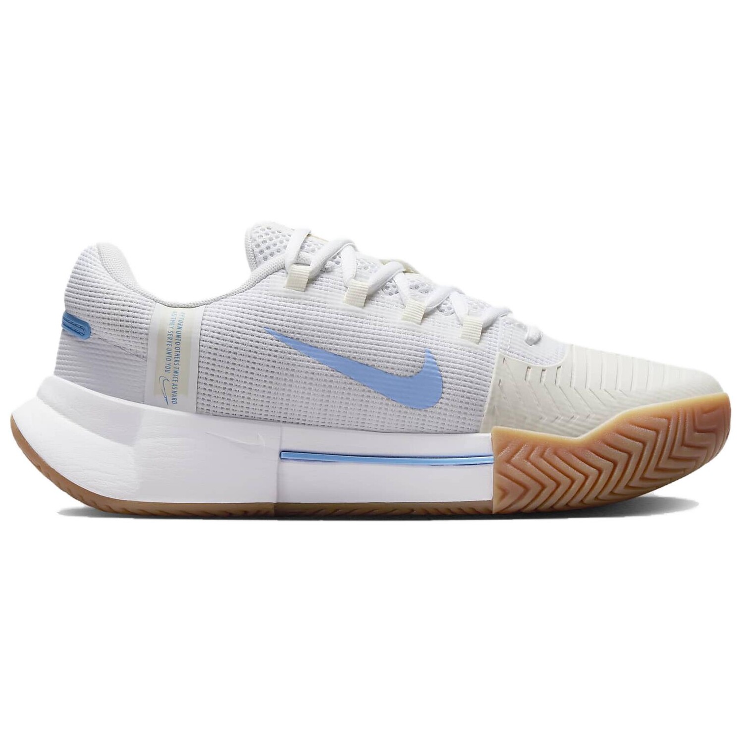 Женские теннисные кроссовки Nike Air Zoom GP, серые — фото 2