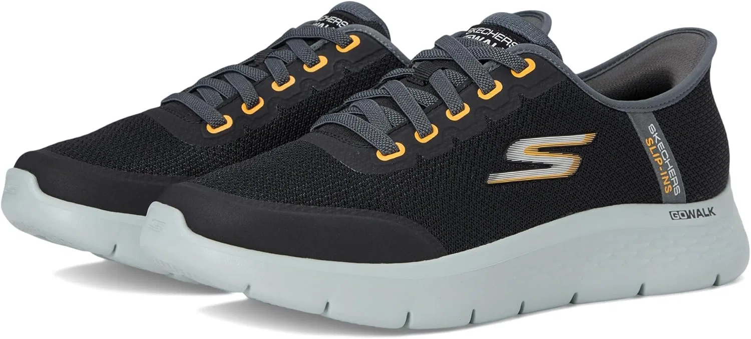 Мужские кроссовки Skechers Hands Free Slip-Ins Go Walk Flex-Netro, Black