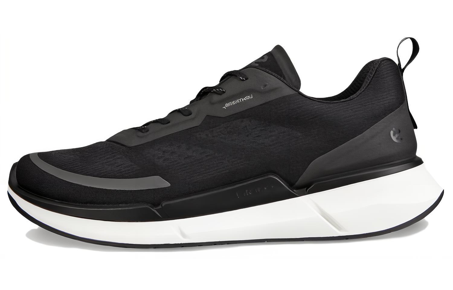 

Кроссовки со шнуровкой и сеткой Ecco, Black