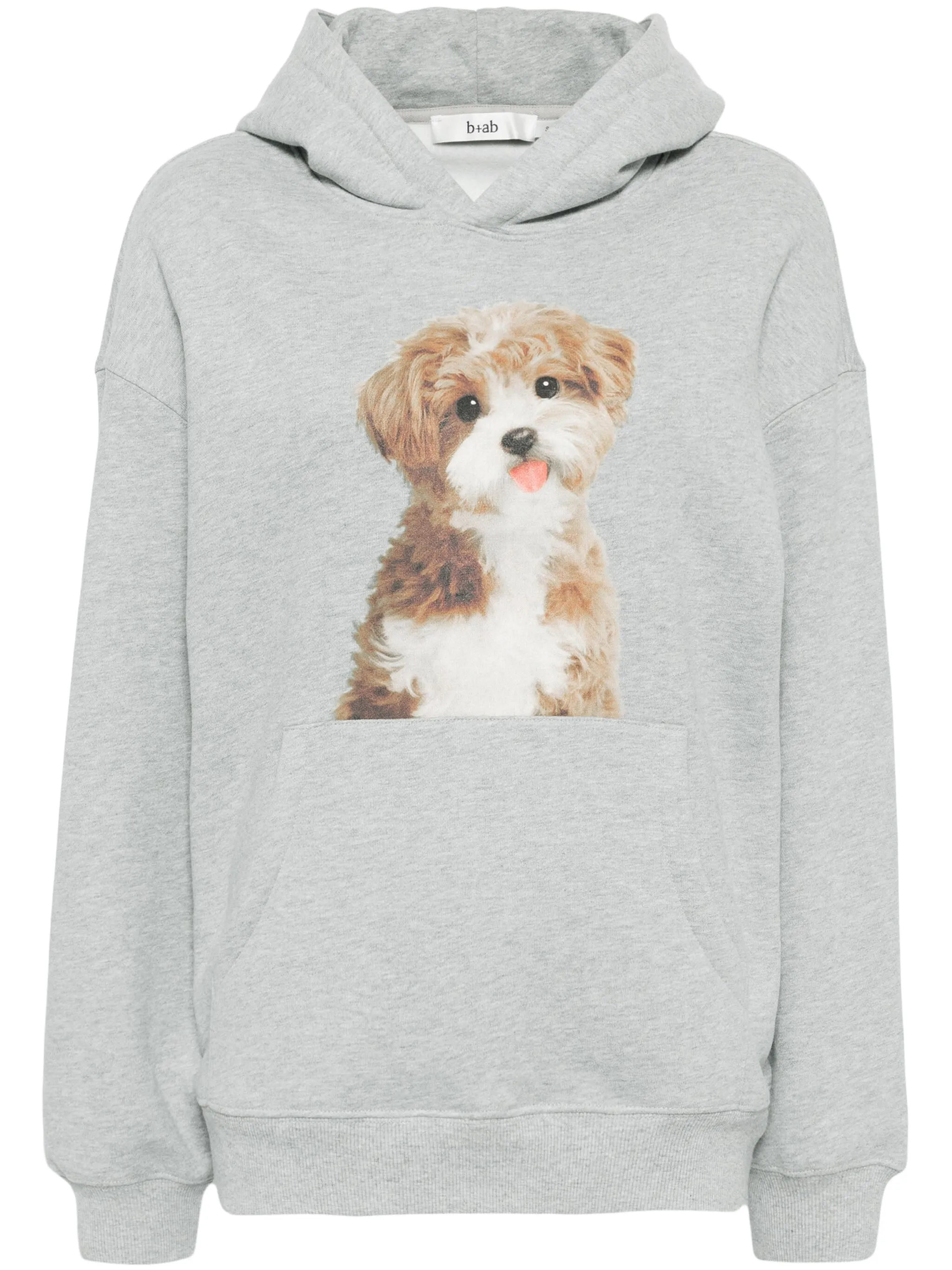 

Худи с принтом B+Ab, серый