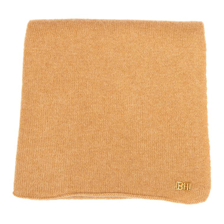 

Шерстяной кашемировый шарф BALLY верблюжьего цвета