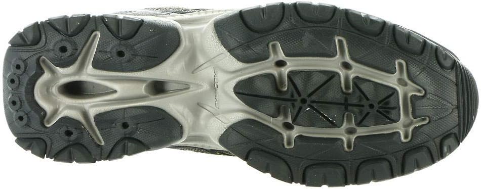Кроссовки Skechers Sparta 2.0 из кожи и сетки для мужчин с шнуровкой, черный/оливковый — фото 4