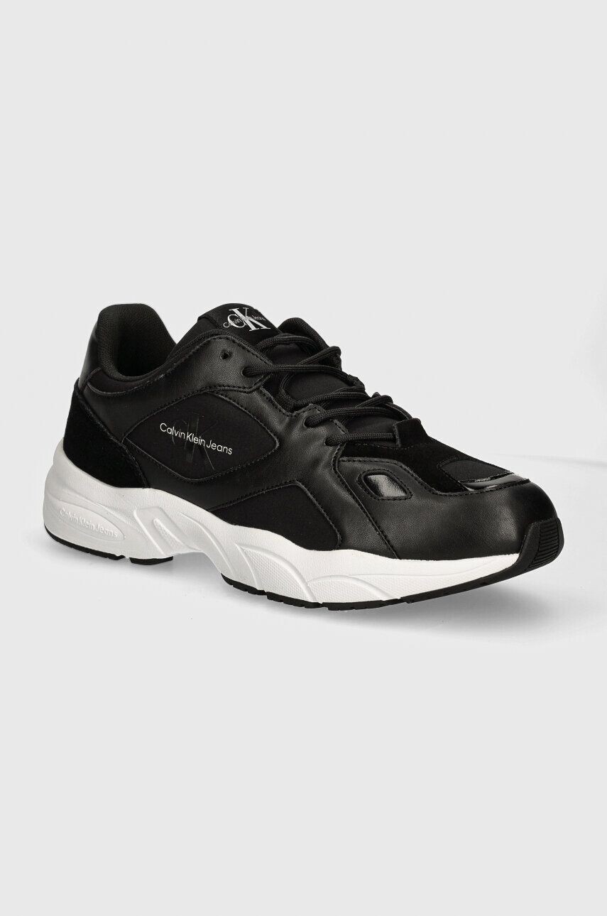 

Кроссовки Calvin Klein Jeans RETRO TENNIS LOW LACEUP MTL, черный