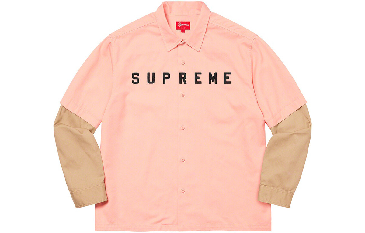 

Осень/Зима 2020 Рубашка Унисекс Supreme, оранжевый