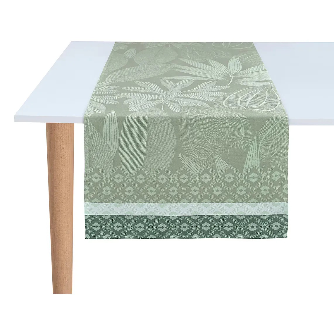 

Хлопковая дорожка Nature Sauvage Le Jacquard Français, крокодил