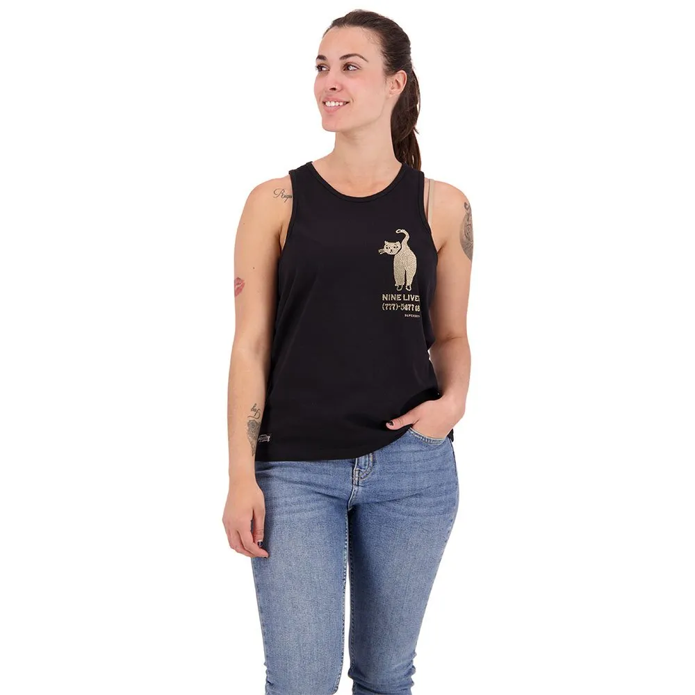 

Футболка Superdry Vintage Crossing Lines Rs, черный
