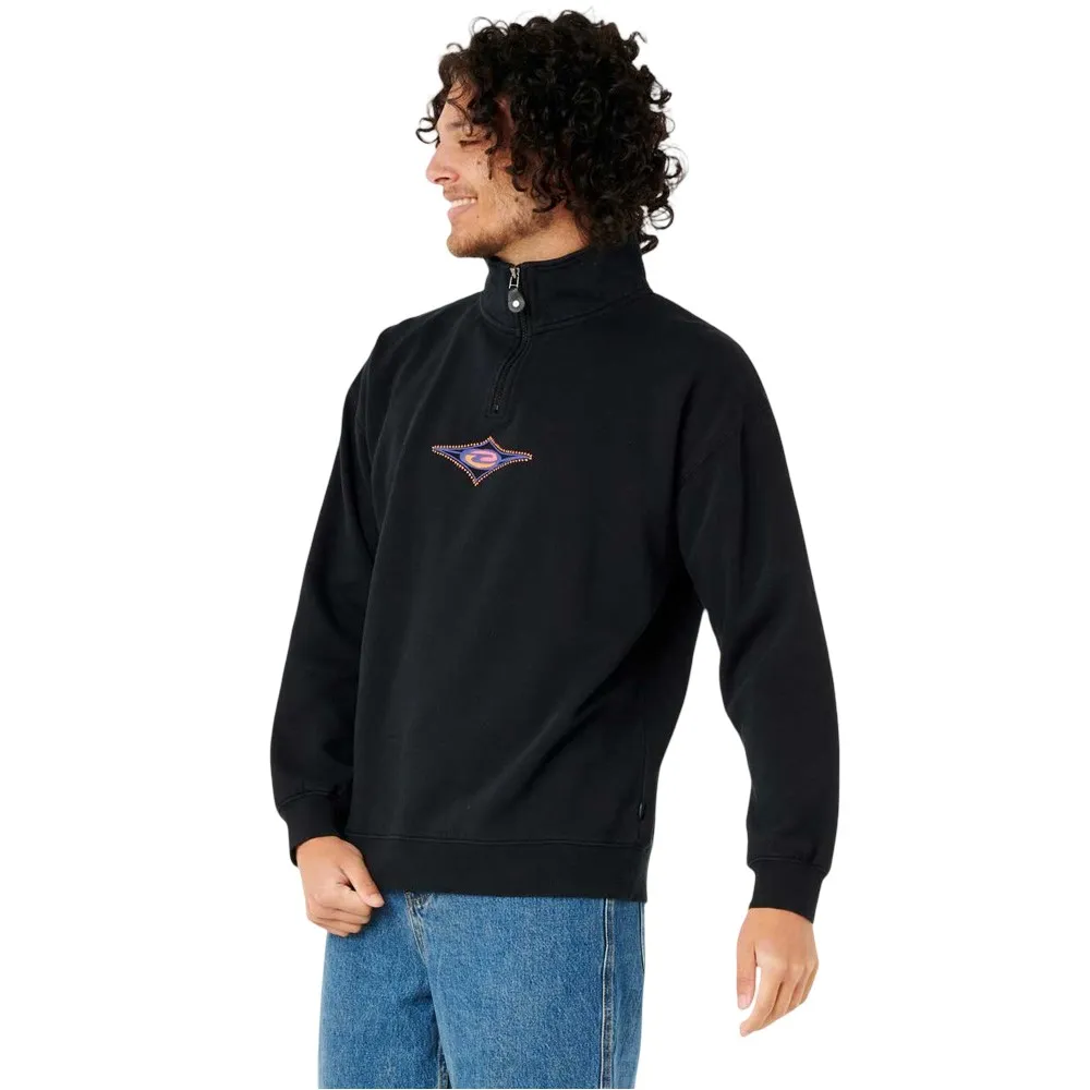 

Толстовка Rip Curl Raw Energy half zip, черный