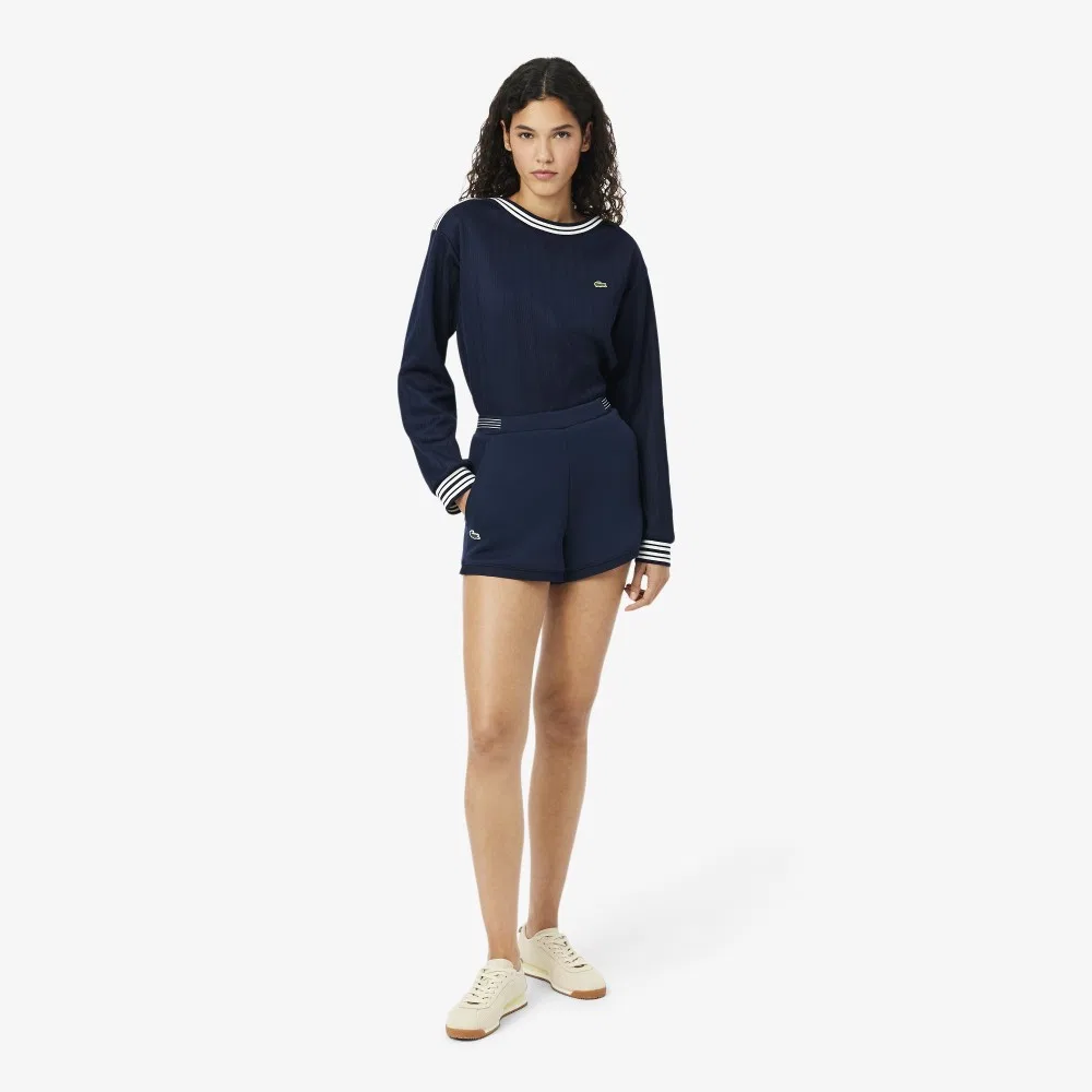 Шорты теннисные Lacoste Heritage, темно-синие