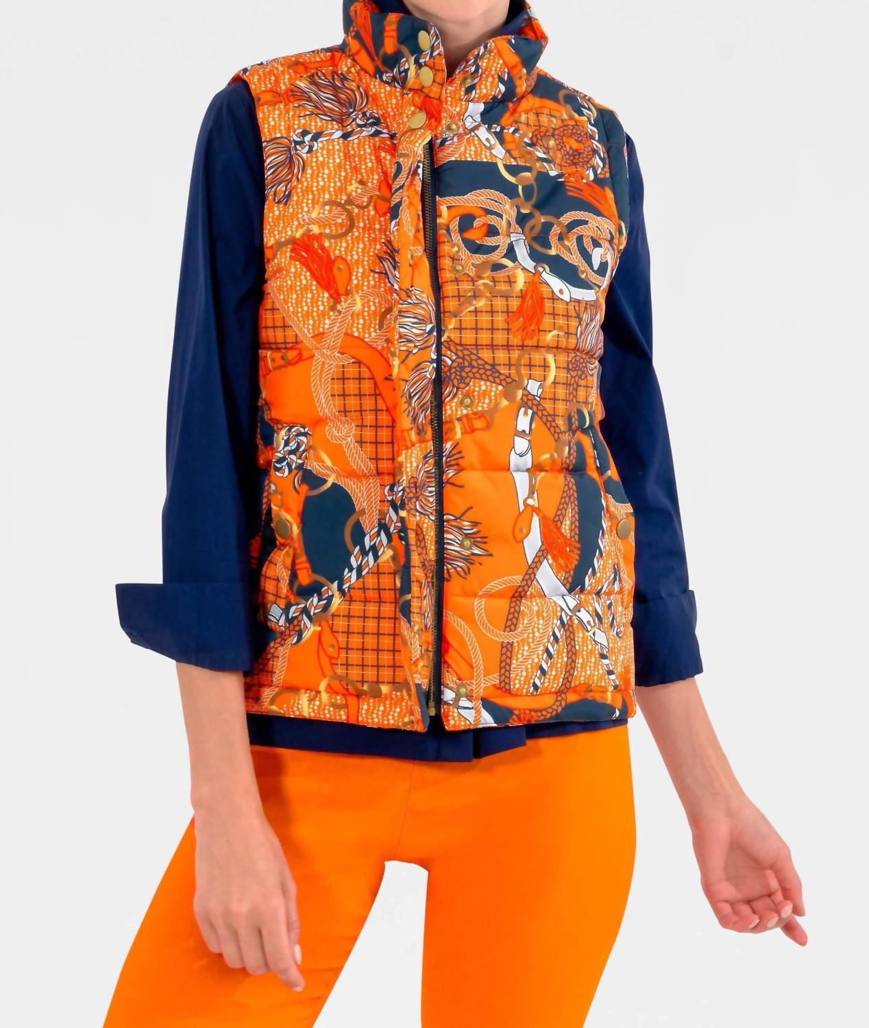 

Пуховик-жилет Ditto в оранжевом GRETCHEN SCOTT