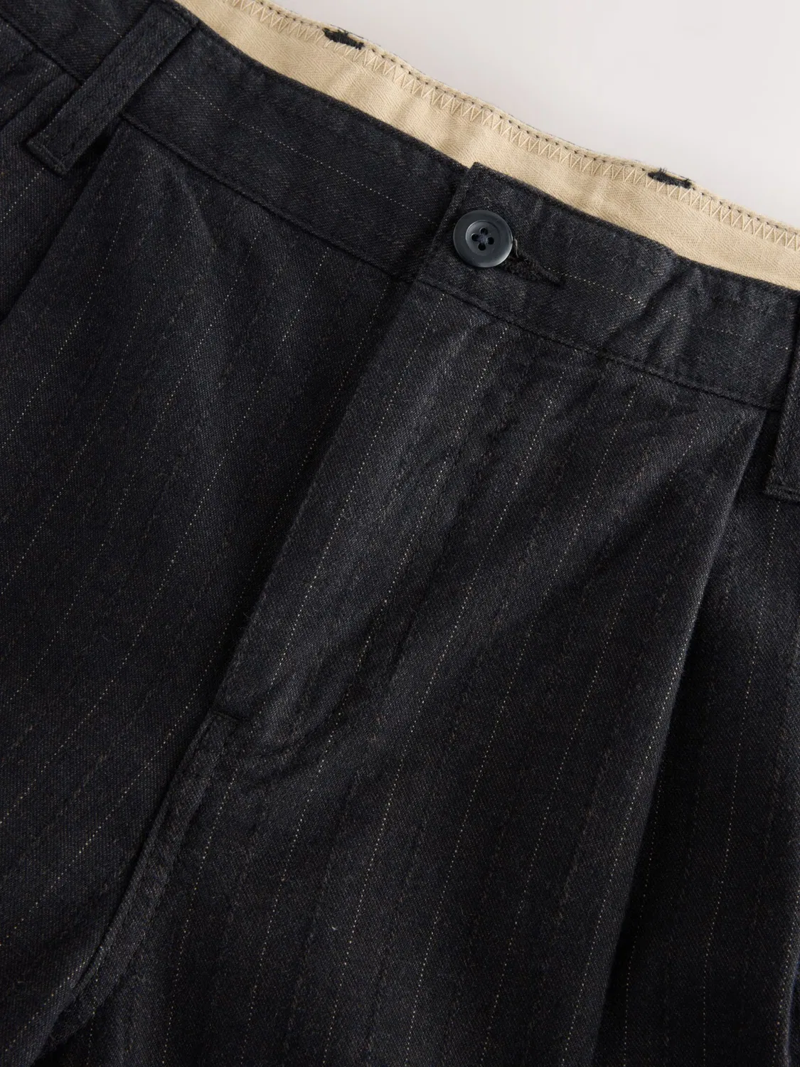 Брюки Next Regular Pants Heritage черного цвета — фото 4