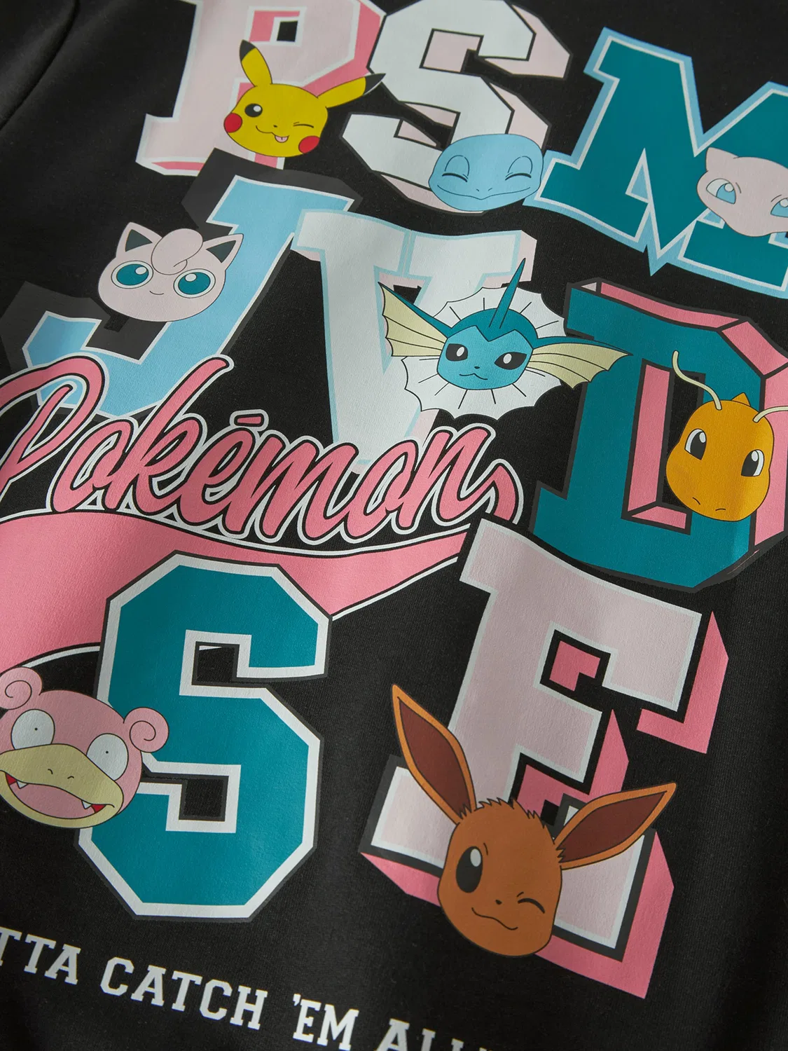 Толстовка Name It NKFJYLA POKEMON черного цвета — фото 3