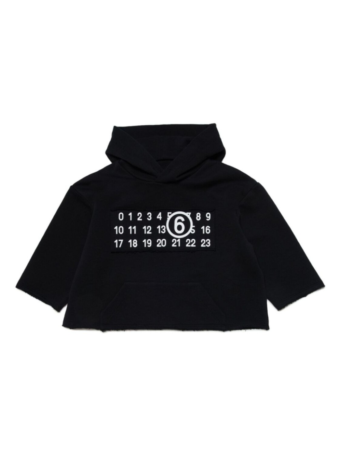 

MM6 Maison Margiela Kids худи с принтом Numbers, черный