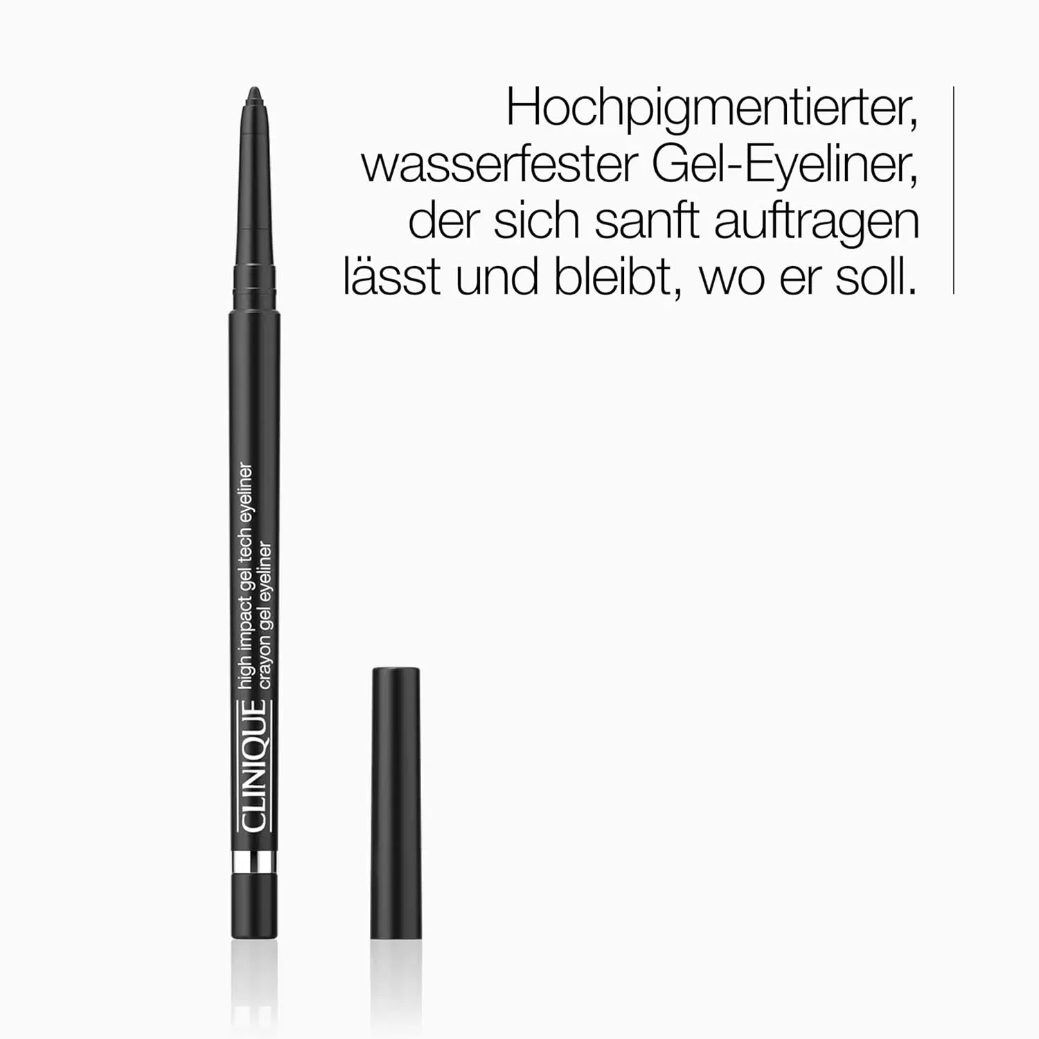 Гелевый карандаш для глаз «High Impact Gel Tech Eyeliner» от Clinique Clinique, Intense Black — фото 2