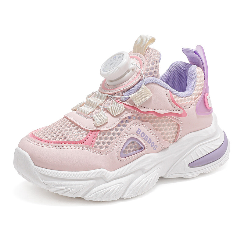 Кроссовки BOBDOG Kids Lifestyle Shoes Kids, черный/светло-розовый — фото 3