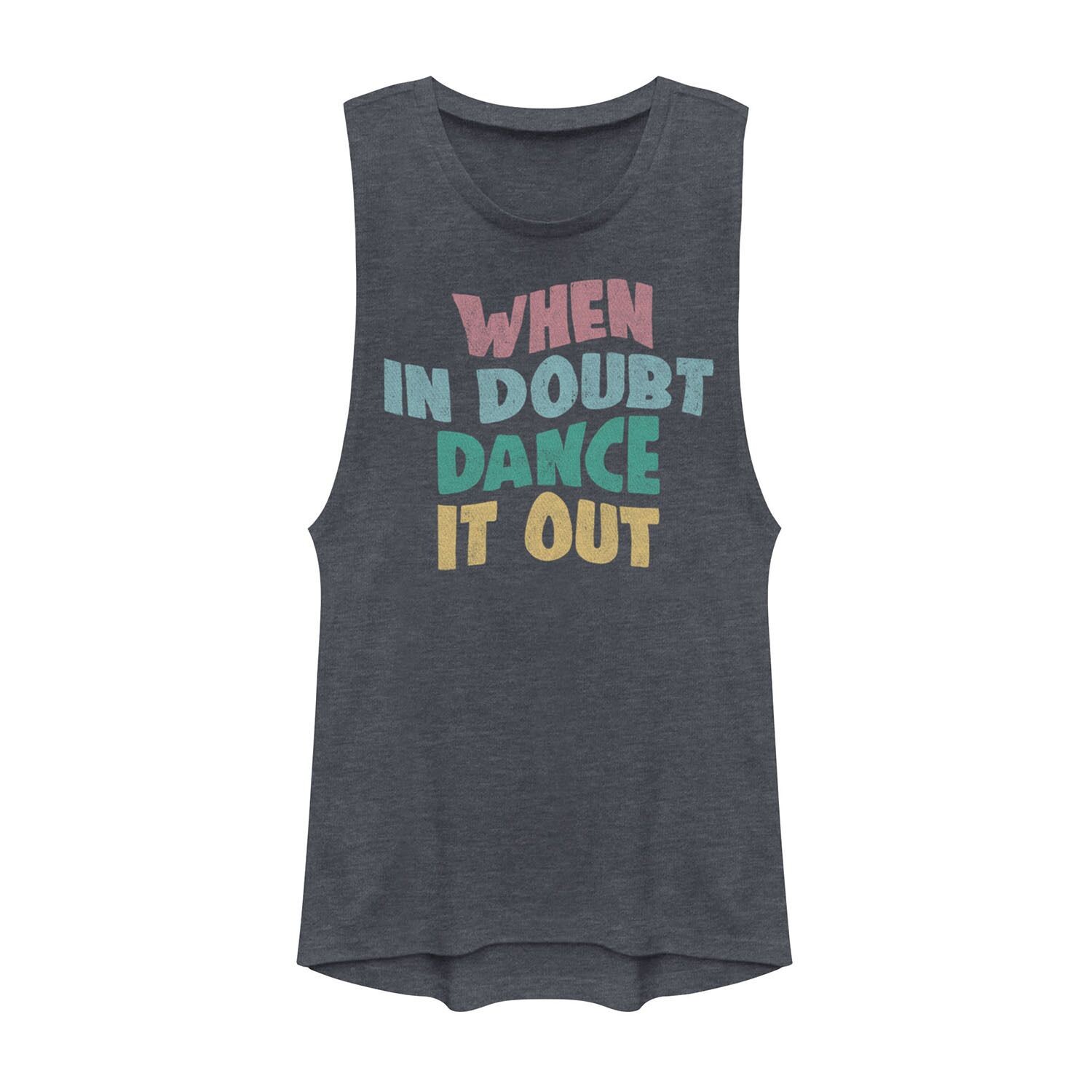 

Мускулистая футболка для юниоров "When In Doubt Dance It Out"