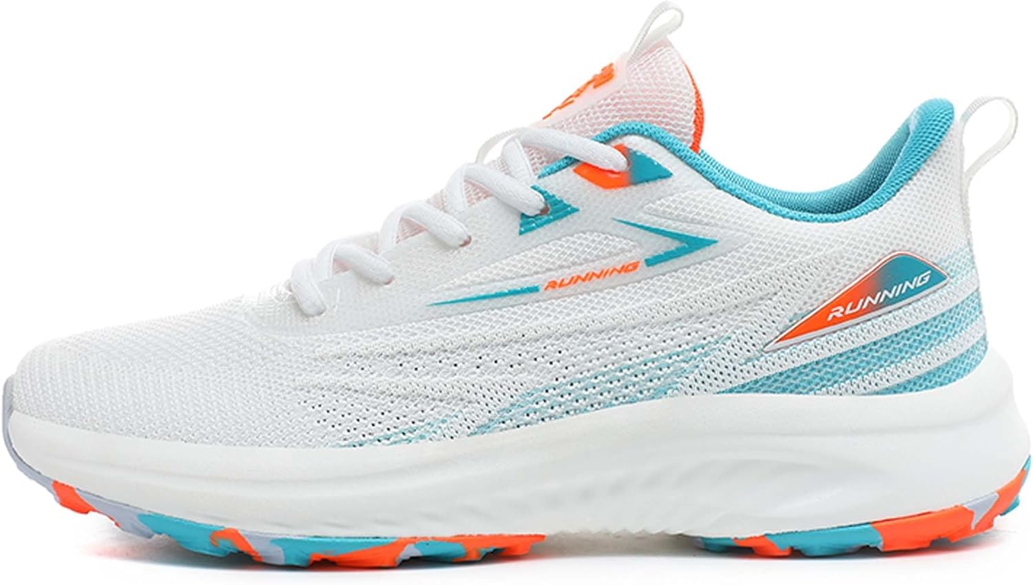 

Большие повседневные прогулочные туфли с дышащей сеткой, легкие спортивные кроссовки для бега внутри помещения и на улице Generic, белый