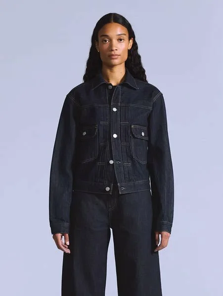 Куртка-тракер BLUETAB TYPE II Levi's, Dark Indigo - Flat Finish