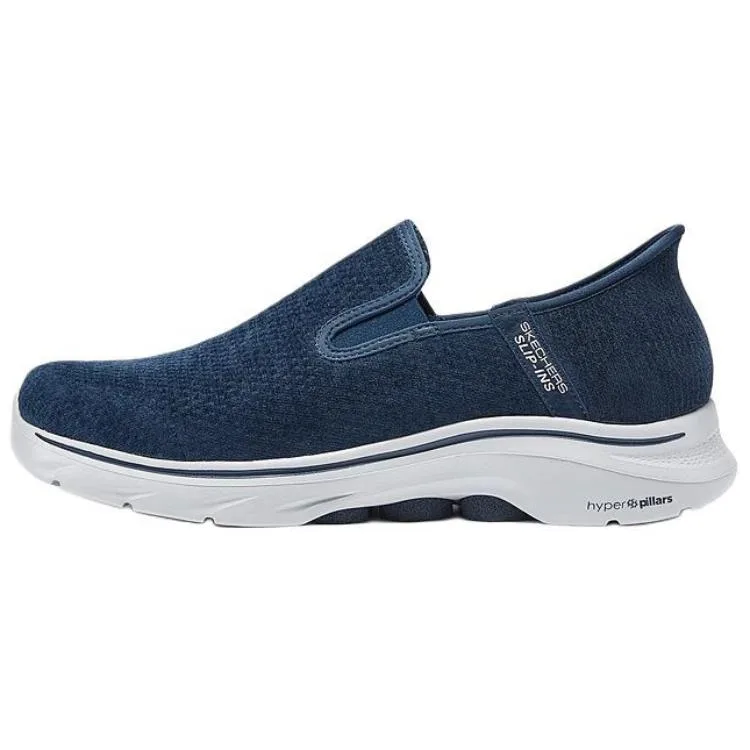 Skechers GO WALK 7 Abrasion Resistant низкие повседневные кроссовки мужские синие