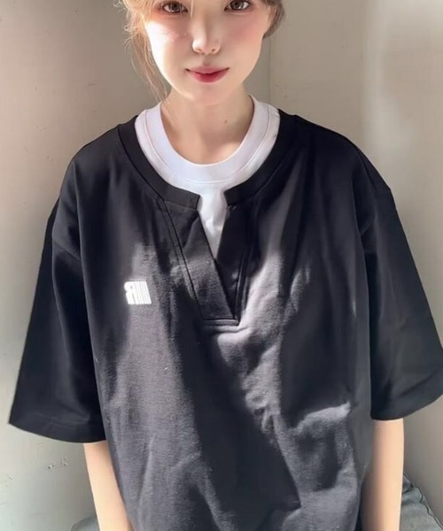 

Футболка многослойная Almo, черный