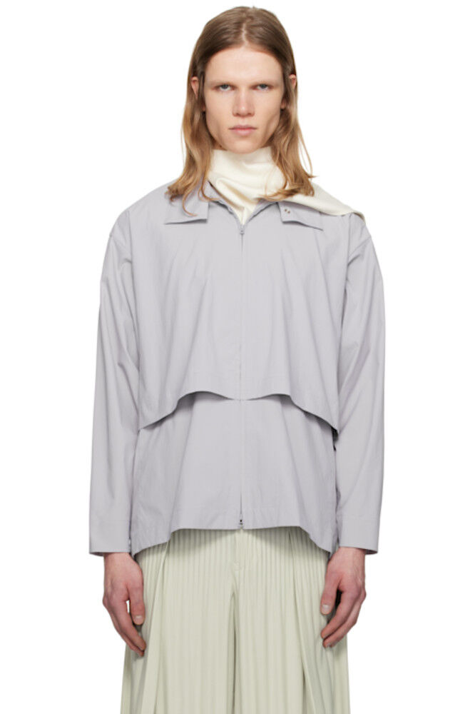 

Серая рубашка Packable HOMME PLISSÉ ISSEY MIYAKE