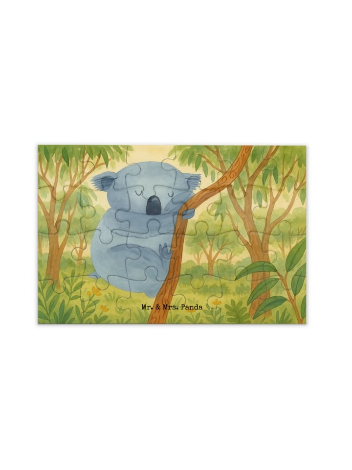 

Mr. & Mrs. Panda Дизайн пазла с изображением коалы, без надписей, выполненный белым цветом