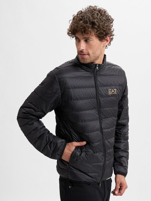 

Стеганая куртка Ea7 Emporio Armani, черный