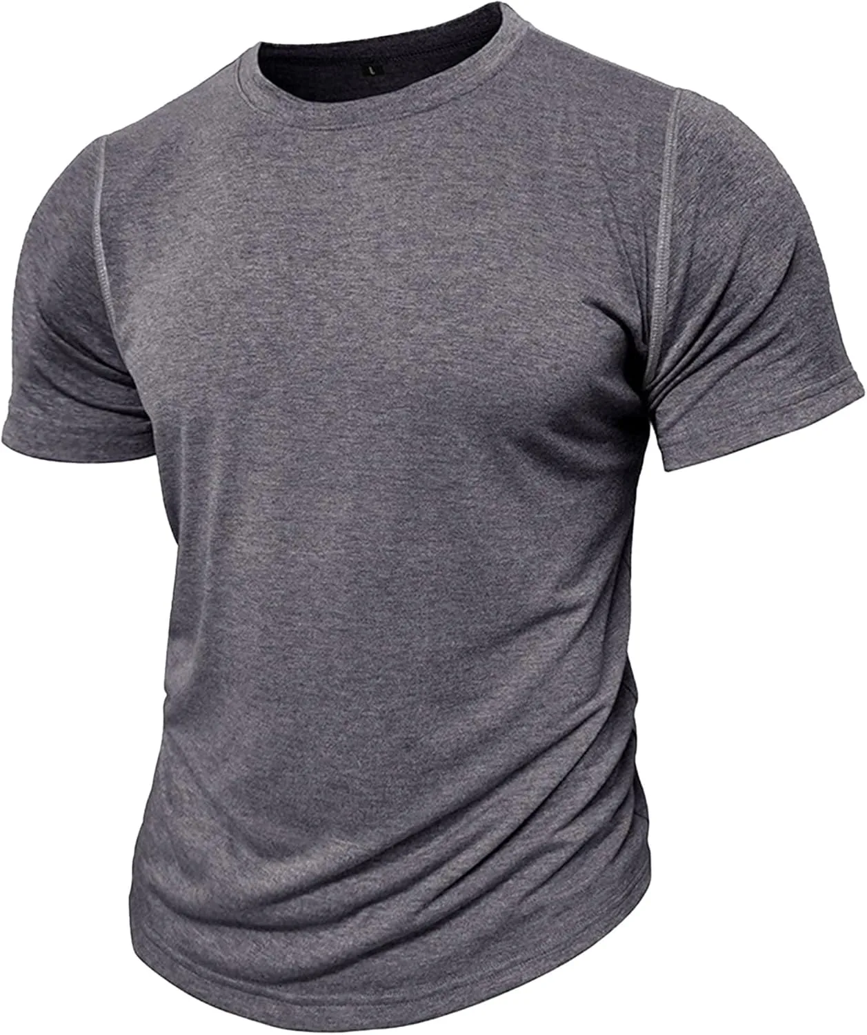 

Мужская футболка с круглым вырезом, короткий рукав, летняя Aosufei