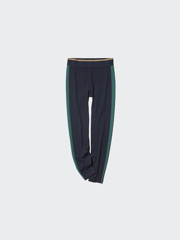 Ультраэластичные активные леггинсы с полосами Uniqlo, 39 dark brown — фото 2