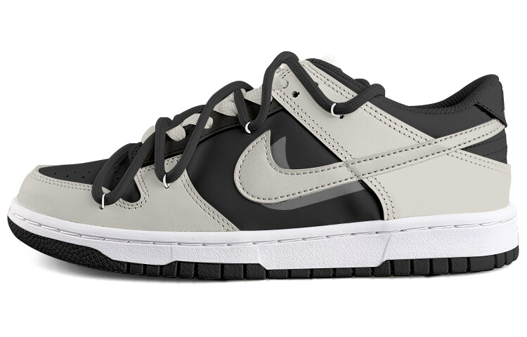 

Кроссовки Nike Dunk Skateboarding Shoes Men Low-top Black, светло-серый