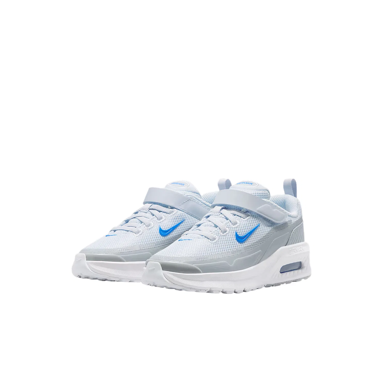 Кроссовки беговые Air Max BIA Rebound Breathable Support Low top Kids' Nike, Soccer Gray/Wolf Gray/White/Crystal Blue — фото 3
