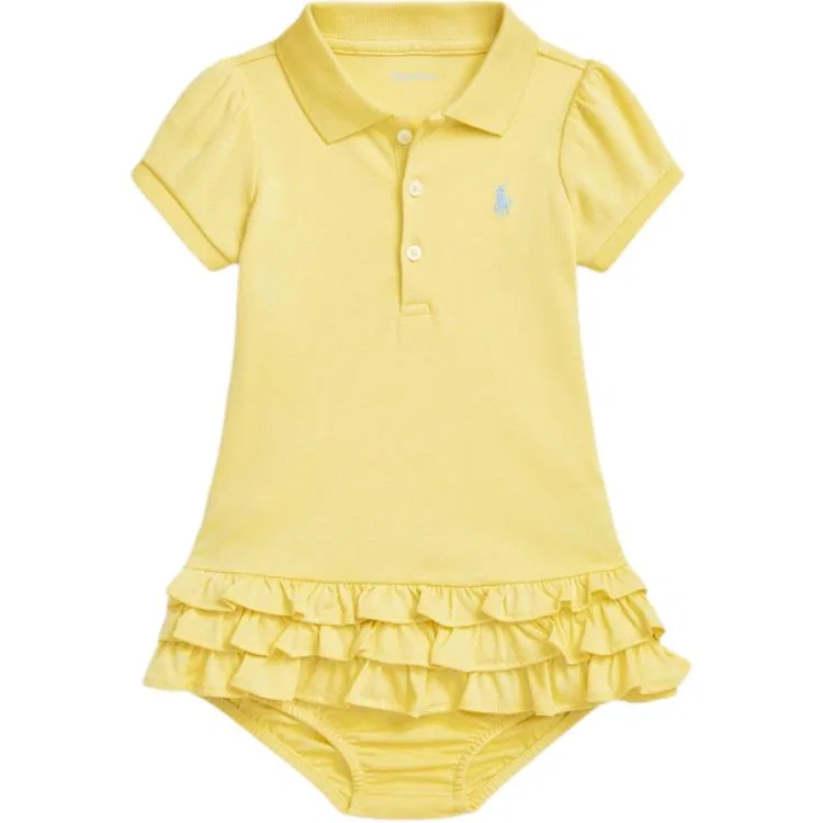 Детский комплект из двух предметов Polo Ralph Lauren желтый