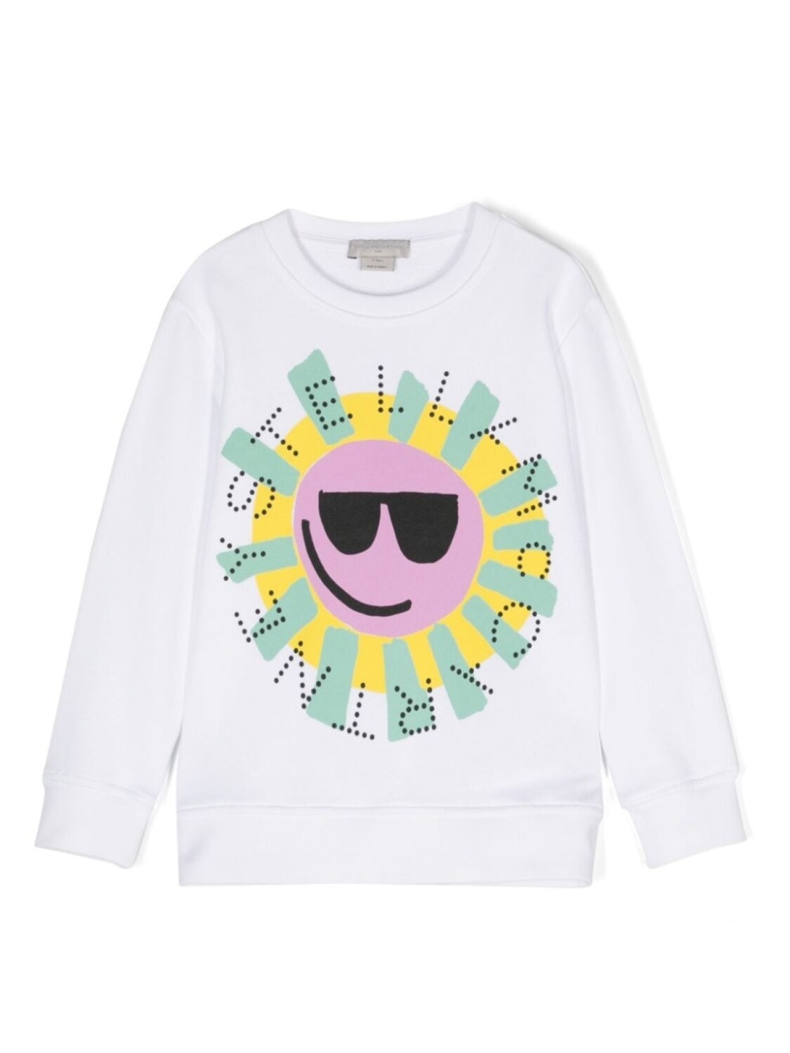 

Stella McCartney Kids толстовка с логотипом, белый