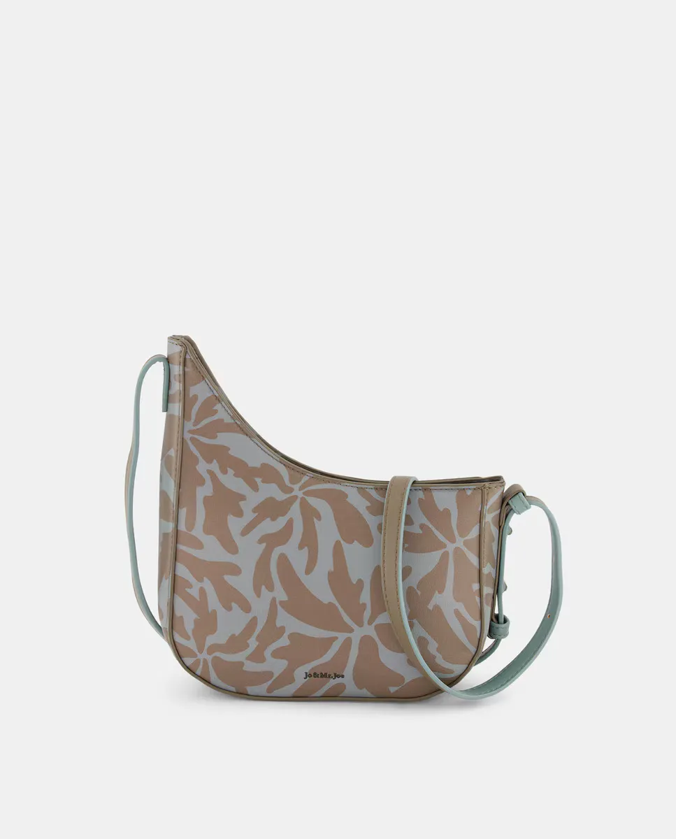 

Сумка через плечо с принтом Jo & Mr. Joe, синий