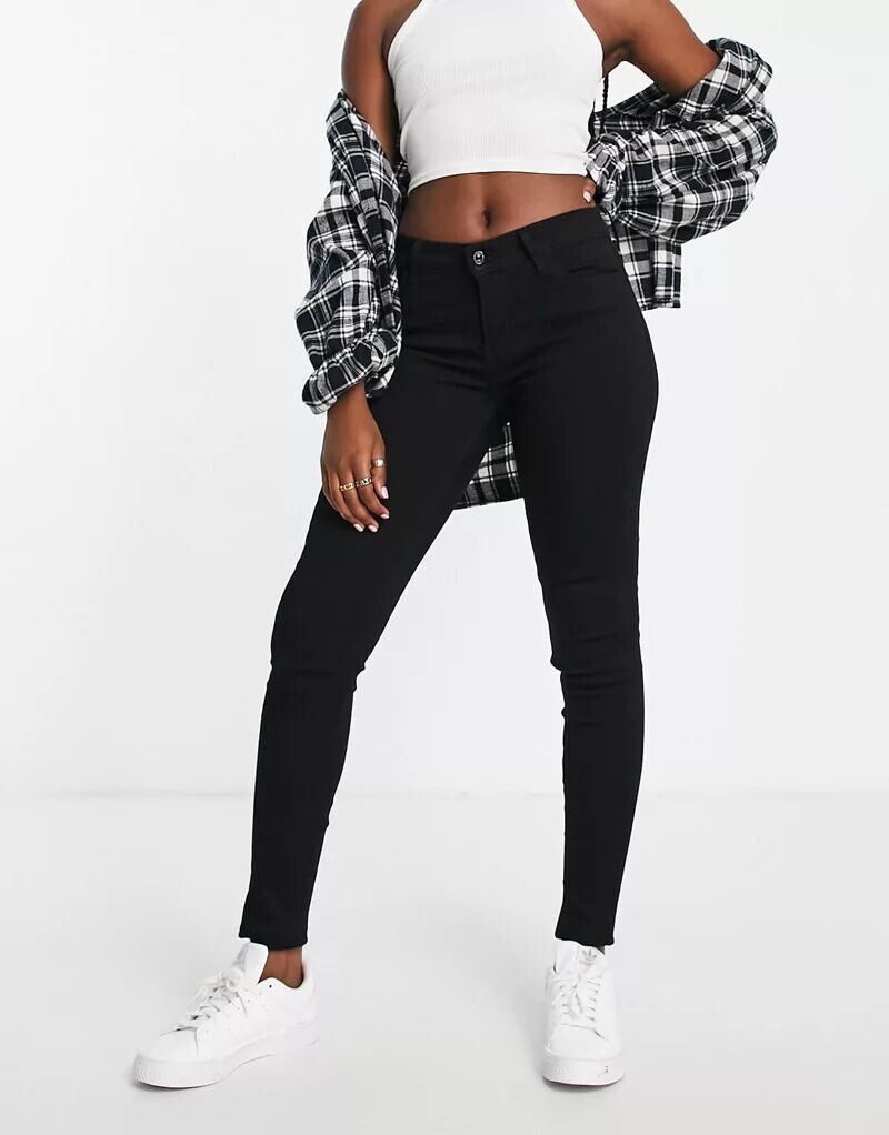 

Джинсы Levi's 710 Super Skinny черного цвета