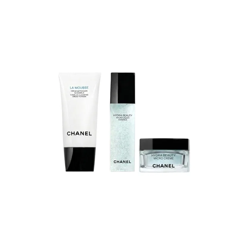 Набор для ухода за кожей Camellia CHANEL (очищающее молочко 150 мл + тоник 150 мл + крем 50 г)