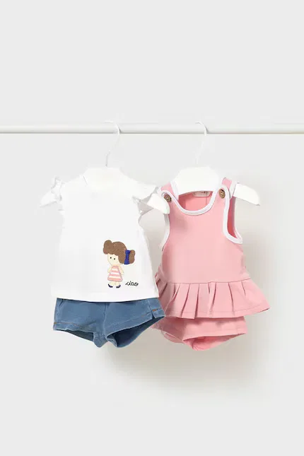 Комплект детский из двух предметов Mayoral Newborn, розовый