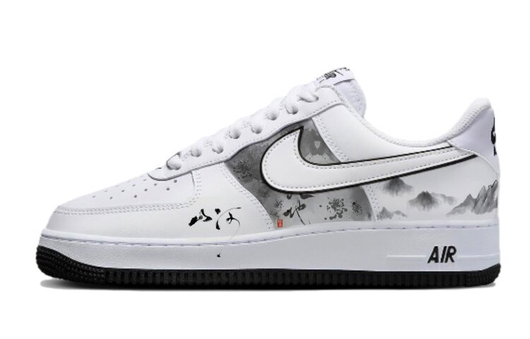 

Кроссовки Nike Air Force 1 Skateboard Shoes Men Low-Top White Black, белый