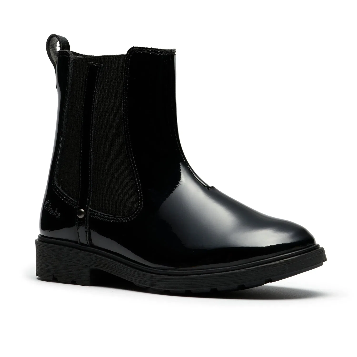 Ботинки челси Clarks Astrol Orin K, с блестками и стразами, черные — фото 4