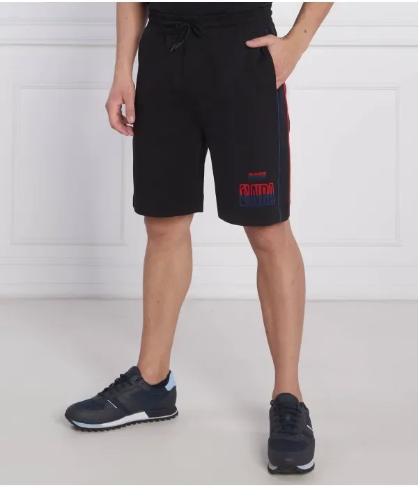 Шорты BOSS X NBA Slam_2 regular fit Boss Orange, черный — фото 3