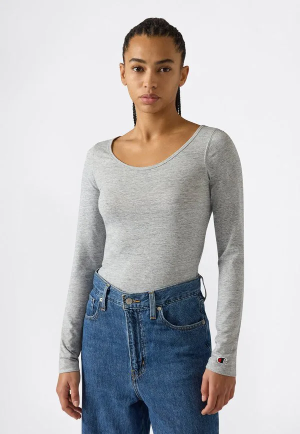 

Футболка с контрастными изображениями и длинными рукавами Champion, Grey, Серый, Футболка с контрастными изображениями и длинными рукавами Champion, Grey