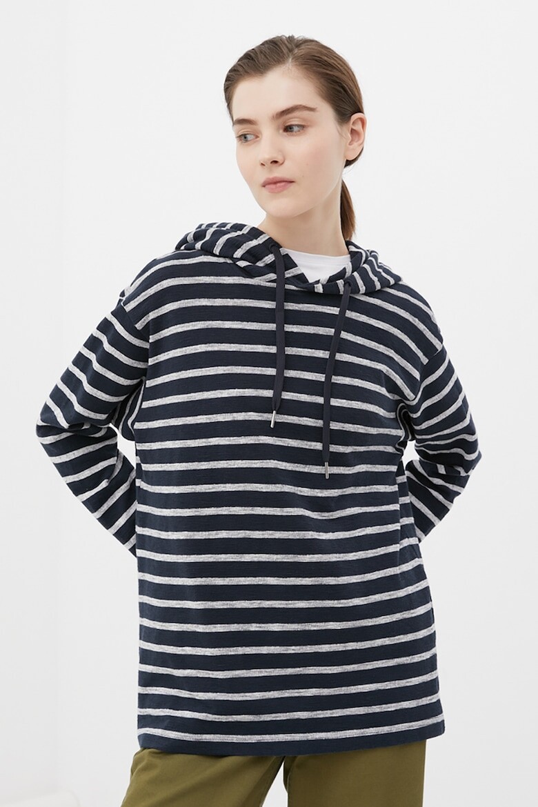 

Полосатая толстовка из хлопка Finn Flare, белый