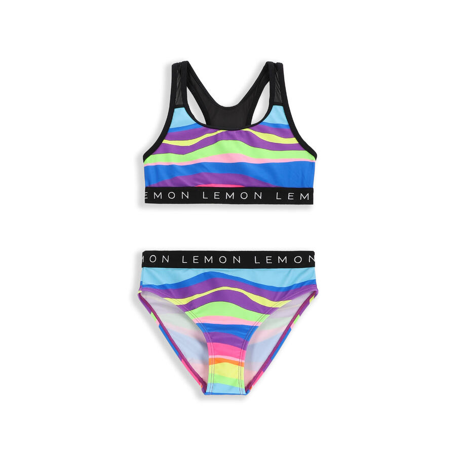 

LEMON EXPLORE Комплект бикини для девочек, с широкими бретельками, для серфинга, WL5, цветной