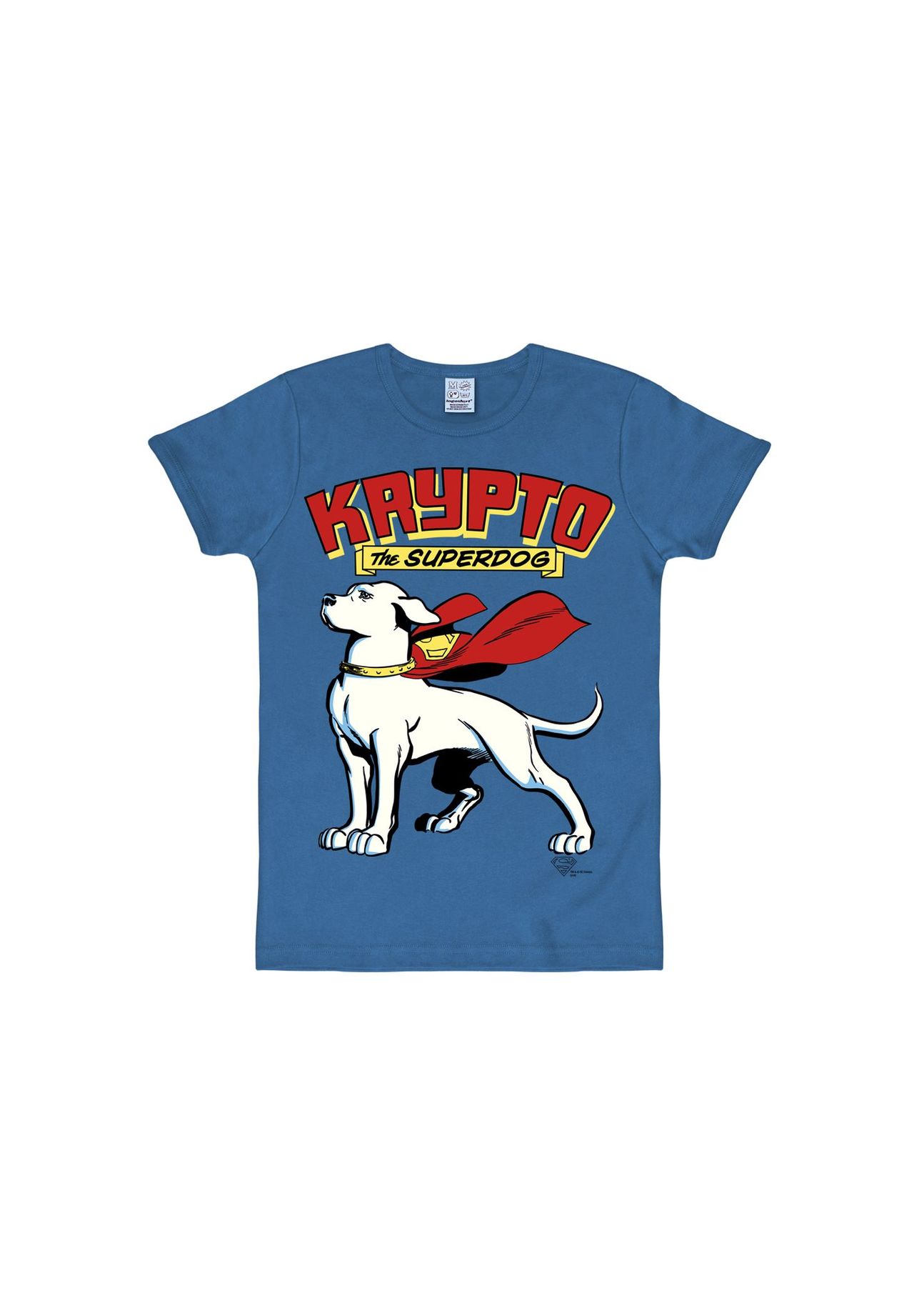 

Футболка Slimfit Krypto The Superdog LOGOSHIRT, цвет Azure Blue