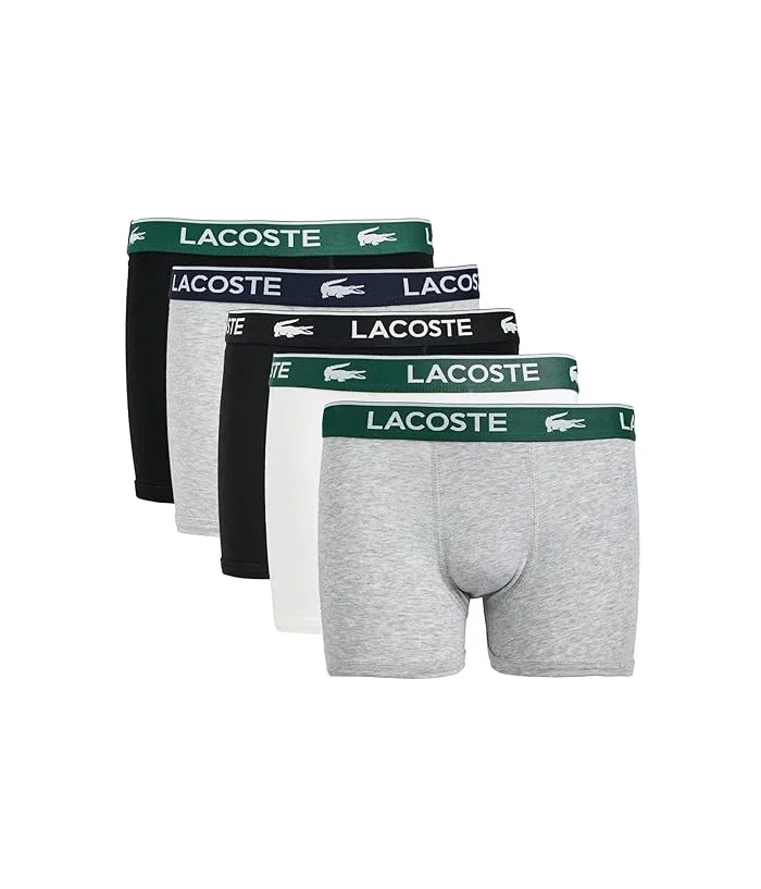 Боксеры 5 шт хлопок 5-Pack Boxer Brief Lacoste Kids, Chestnut
