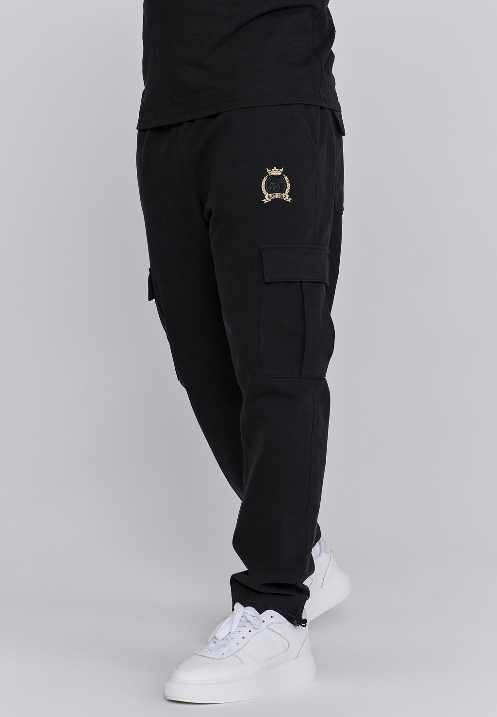 

Брюки карго SIKSILK, черный